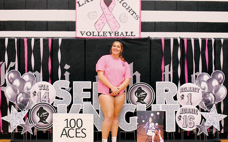 Career bragging rights have been surpassed by a pair of seniors within the last week: Aubrie Wachacha marched past 100 aces Tuesday against Swain County.